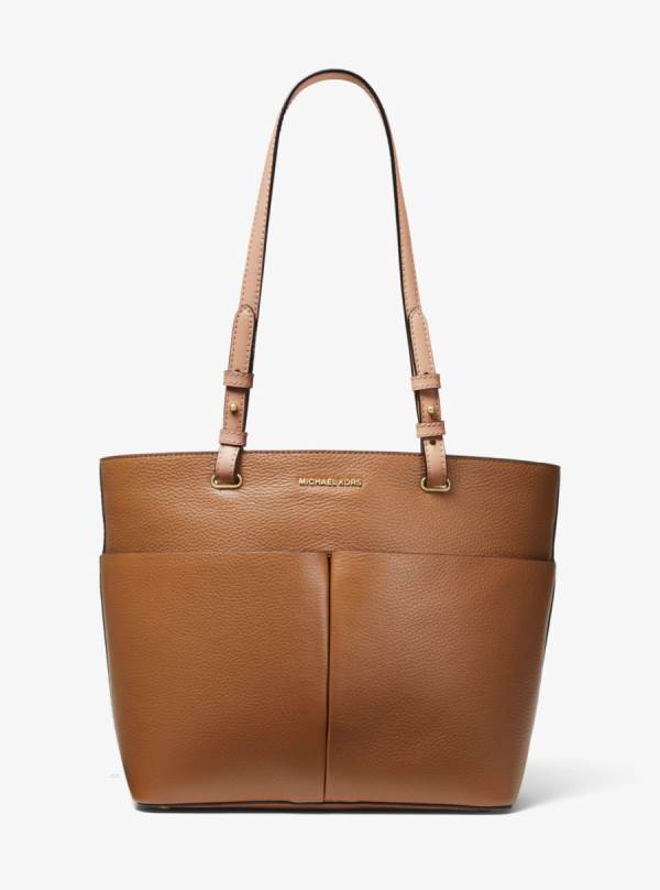 Damske Prenosná Taška Michael Kors Bedford Medium Pebbled Leather Hnede - Kabelky Michael Kors Akcia | FRIJL-0372